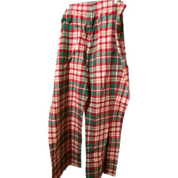 NWT Men’s Flannel Christmas Plaid 2 Pc Pajama Set Jammies For Your Families 3XLT - Picture 4 of 14